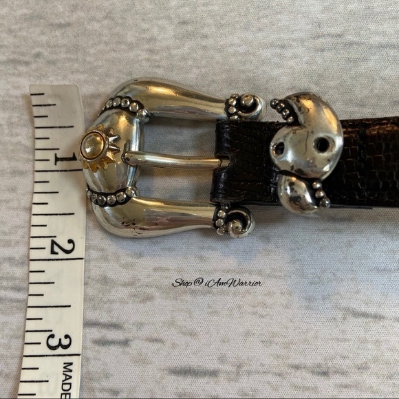 Brighton museum collection sun leather belt *shop@iamwarrior - Picture 6 of 8